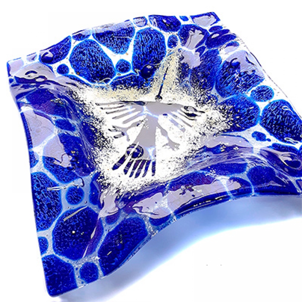 Pañuelo nazca azul