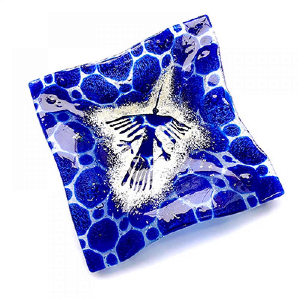 Pañuelo nazca azul