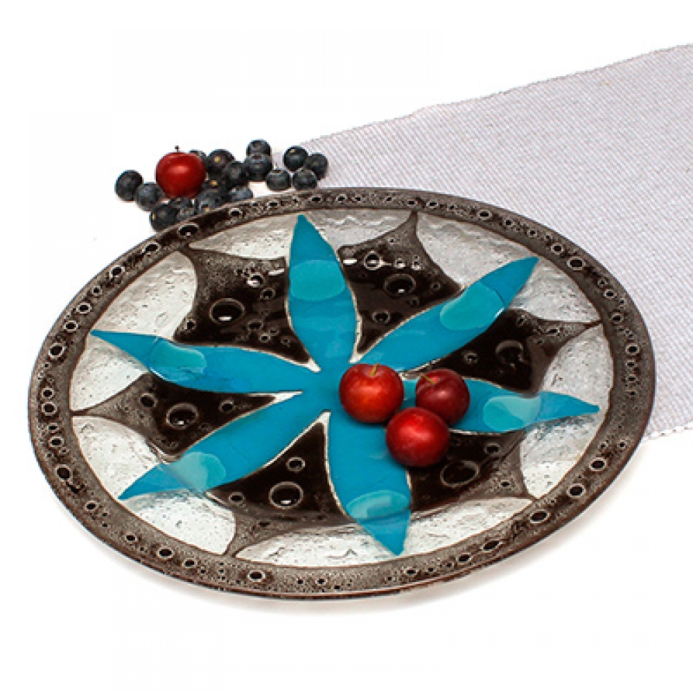 Plato circular estrella