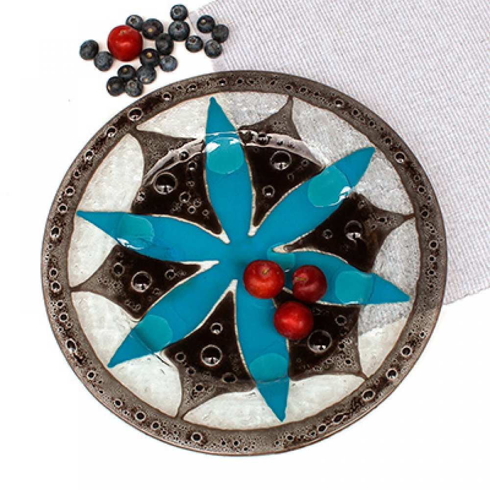 Plato circular estrella