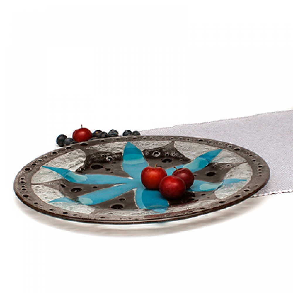 Plato circular estrella