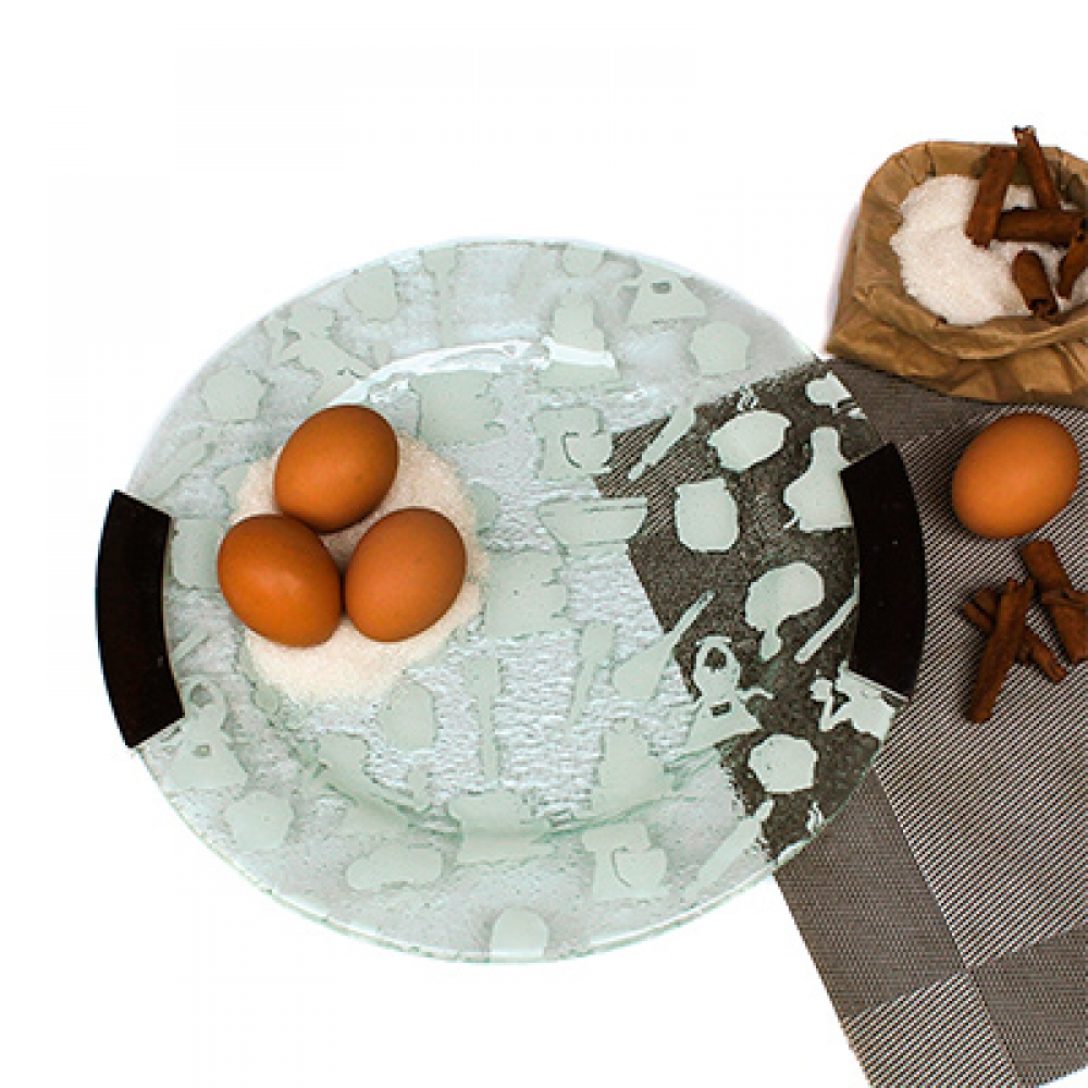 Plato circular repostero