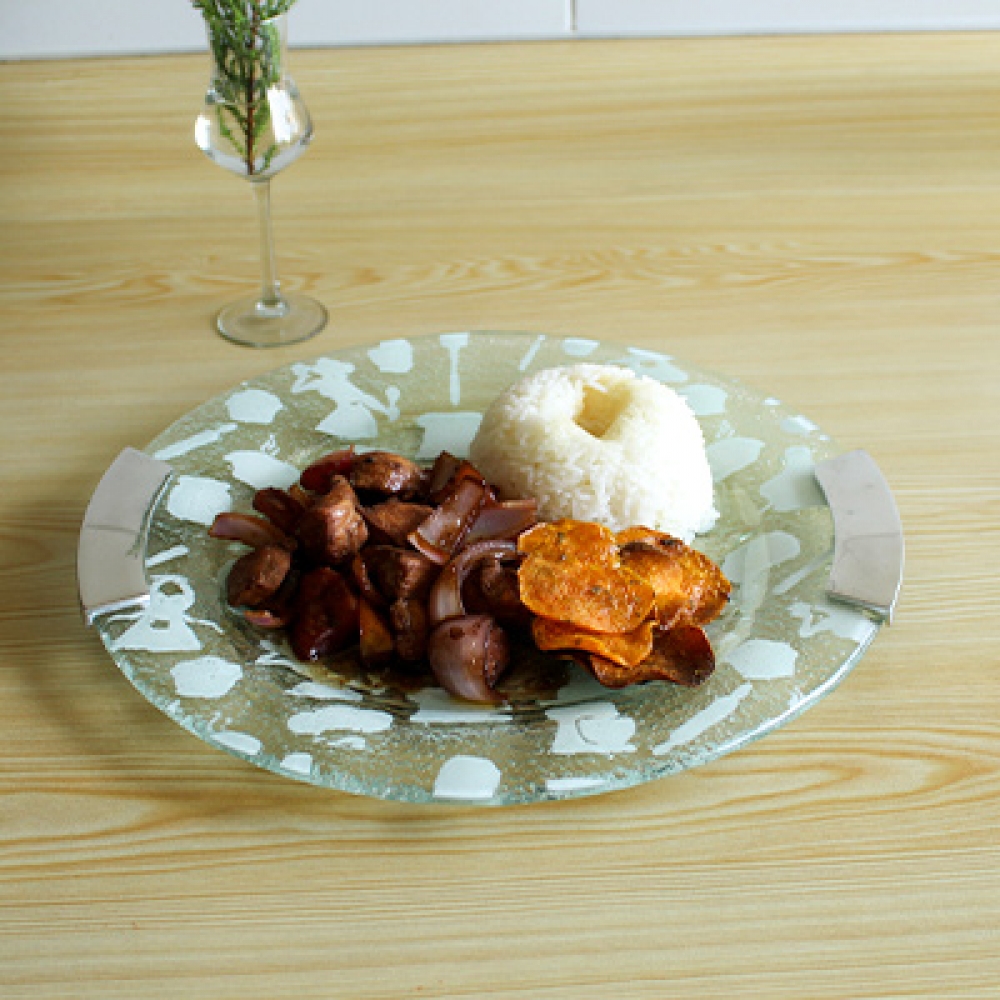 Plato circular repostero