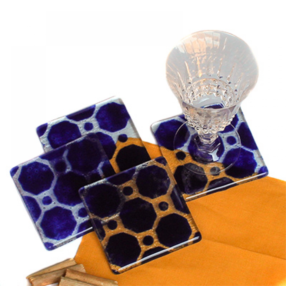 Posavasos rumi azul