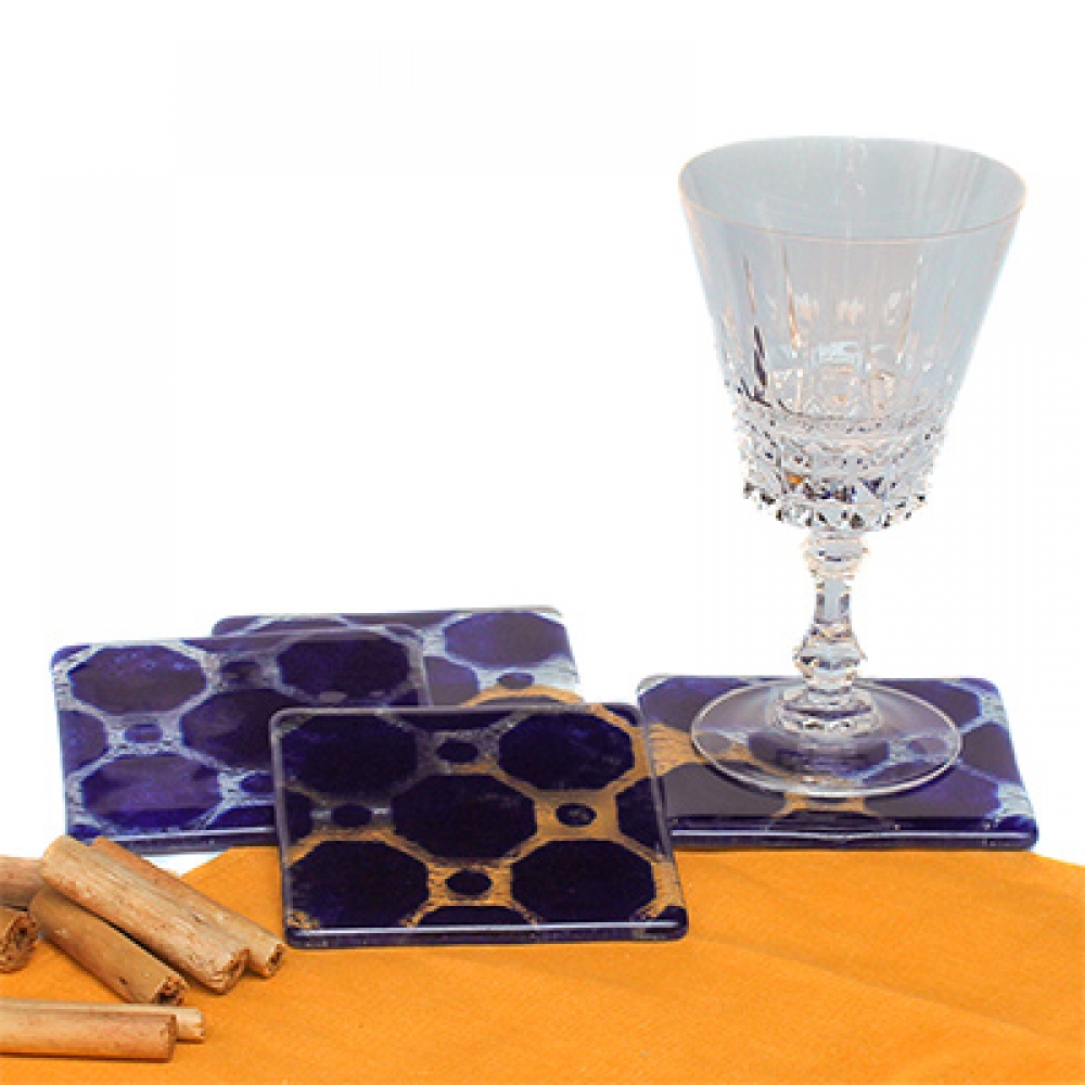 Posavasos rumi azul