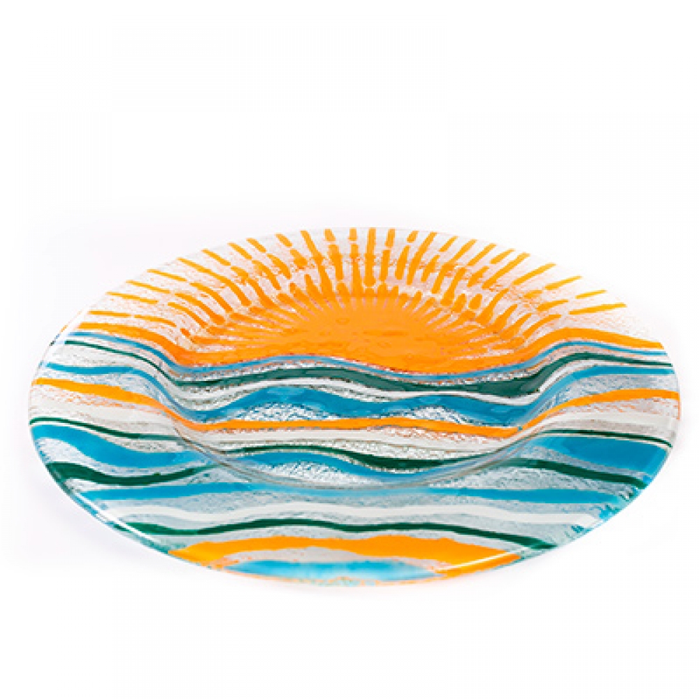 Plato circular sunset