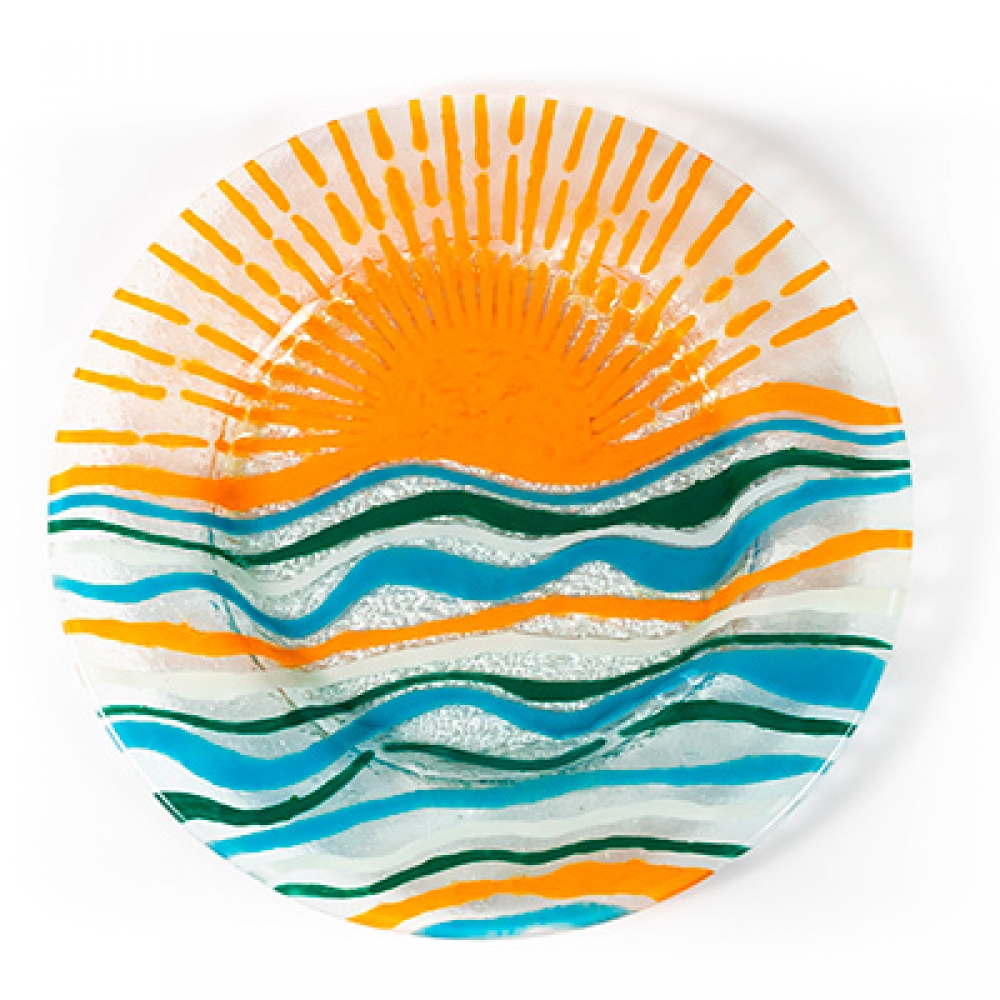 Plato circular sunset