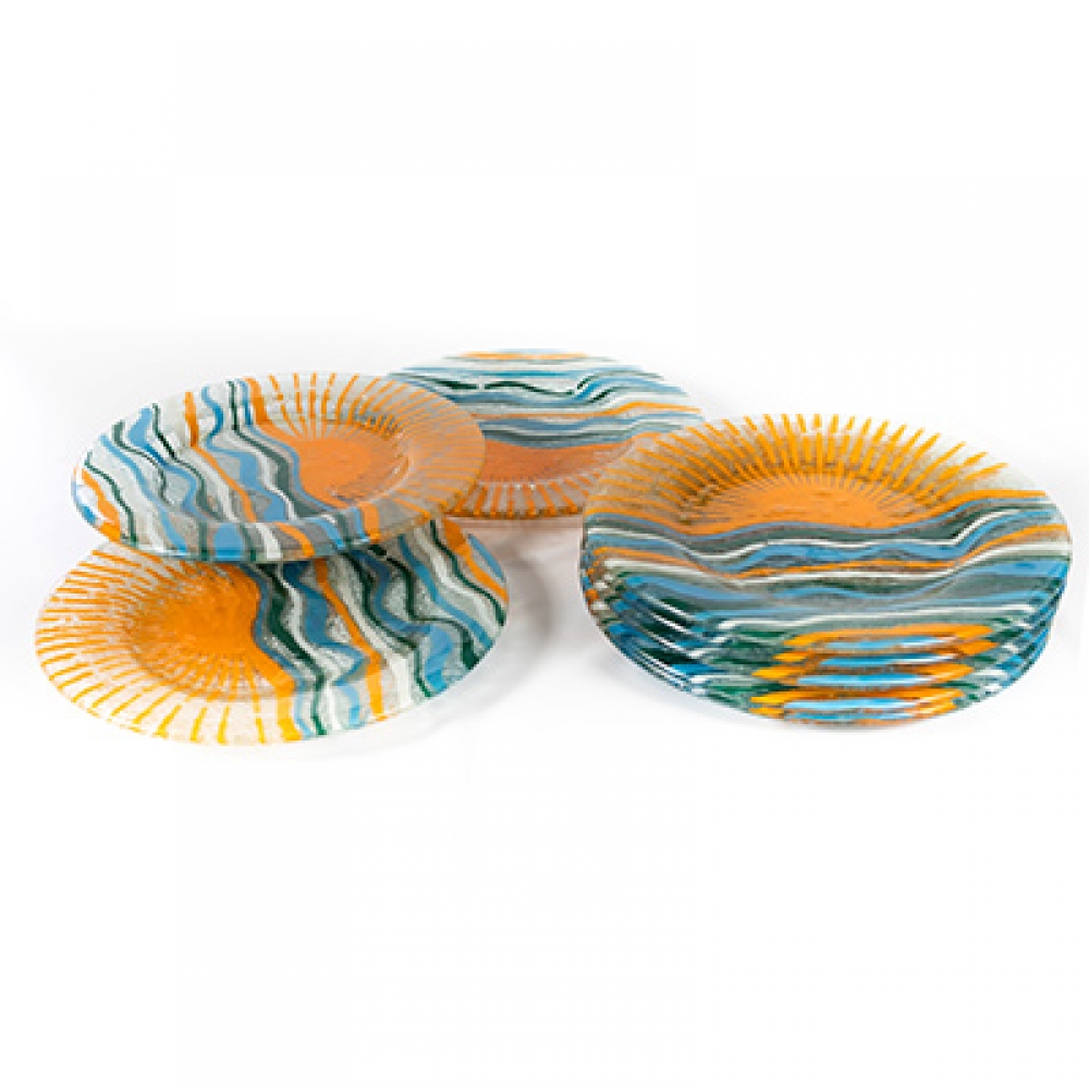 Plato circular sunset