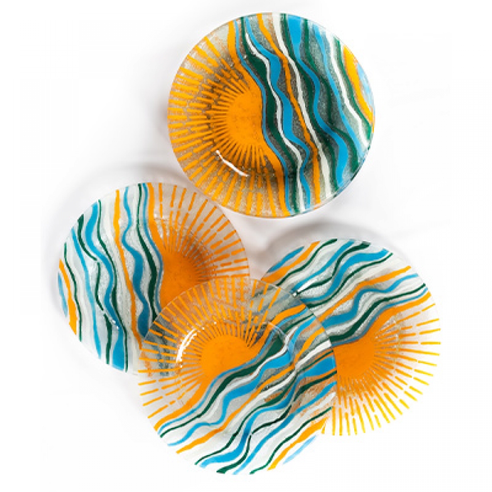 Plato circular sunset