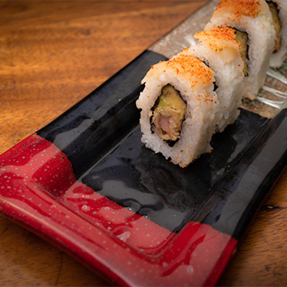 Fuente rectangular sushi