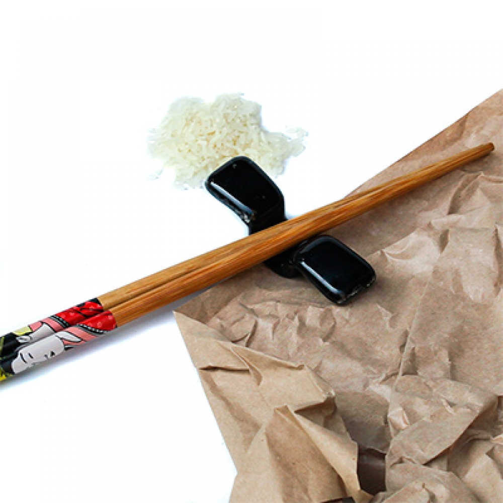 Apoya palitos negro sushi