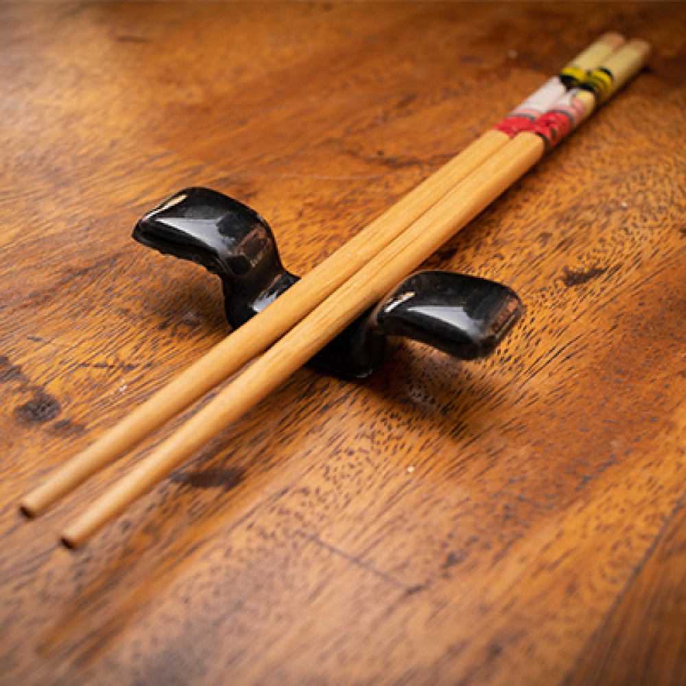 Apoya palitos negro sushi