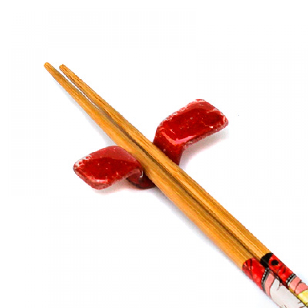 Apoya palitos rojo sushi
