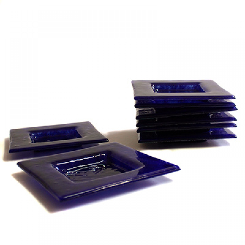 Plato para el pan azul