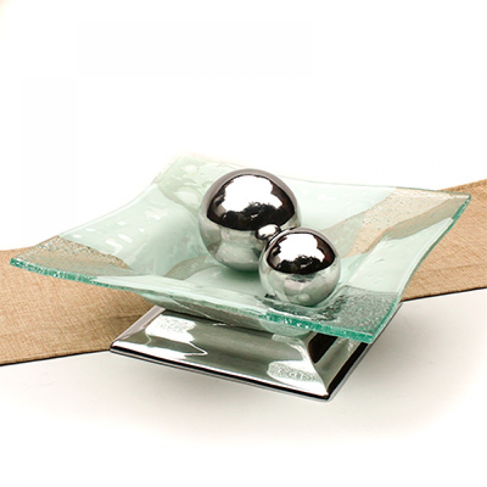 Centro de mesa block blanco