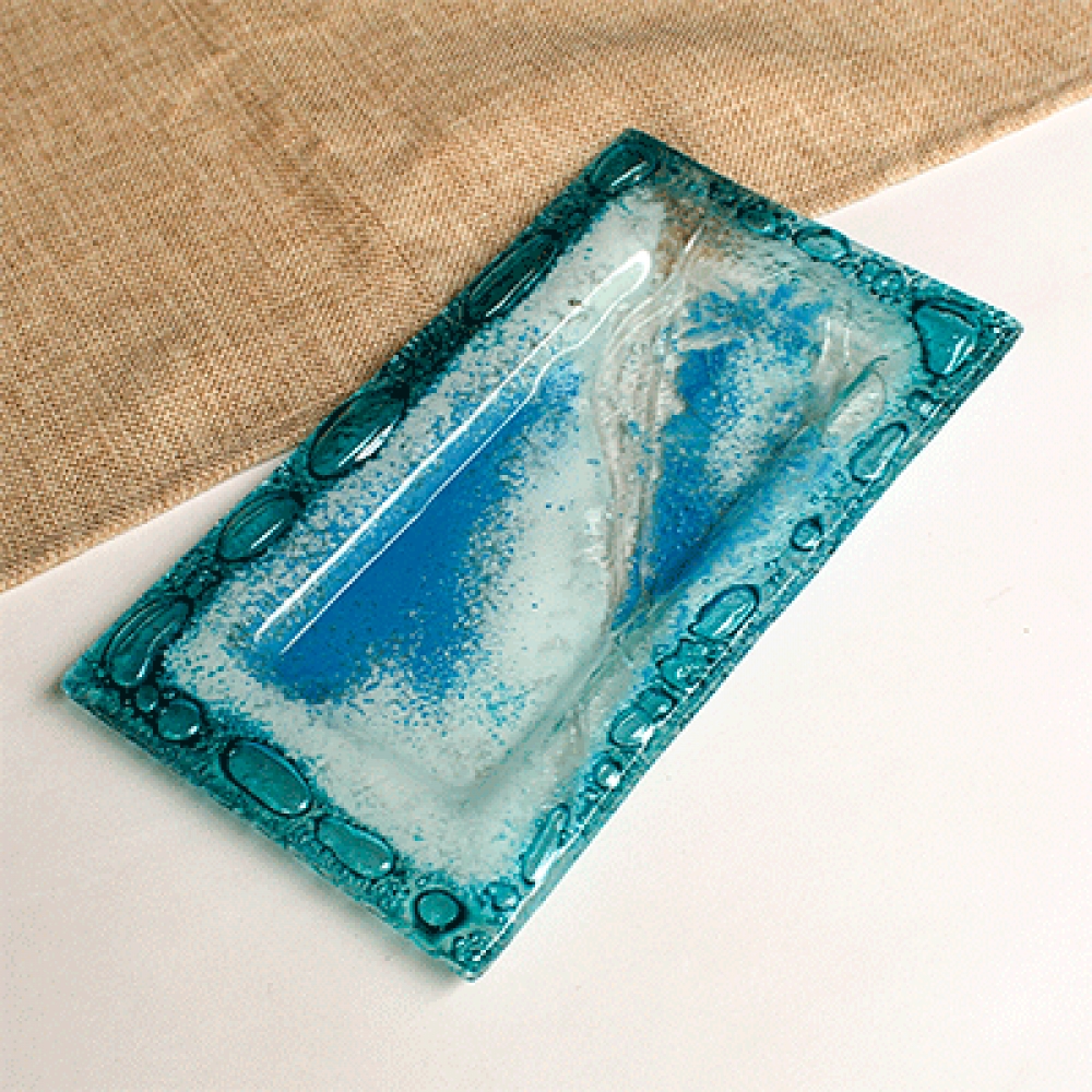 Fuente kappa burbuja turquesa