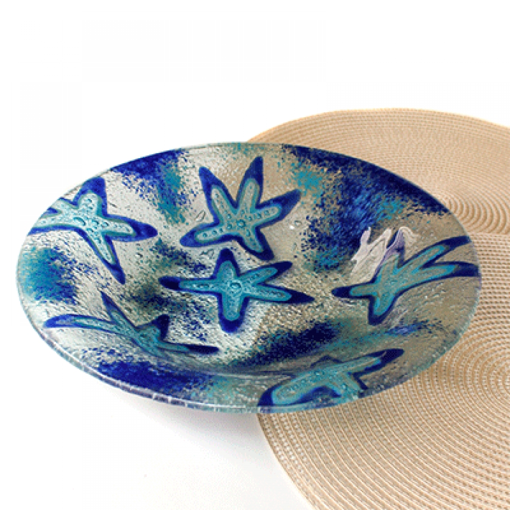 Ensaladera umanku estrella de mar azul