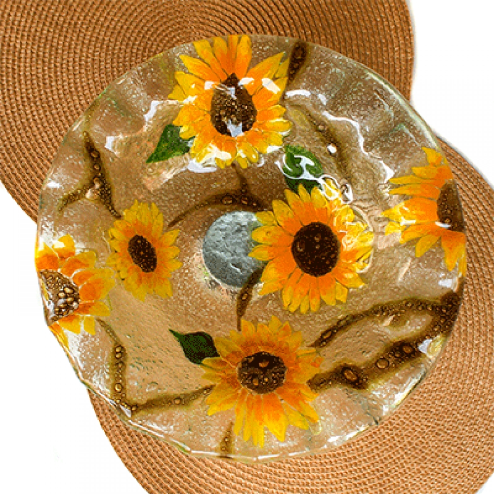 Centro de mesa pye girasoles