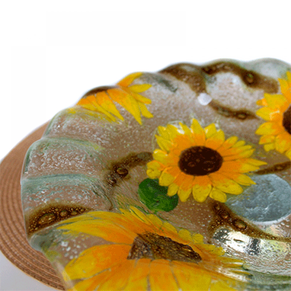 Centro de mesa pye girasoles