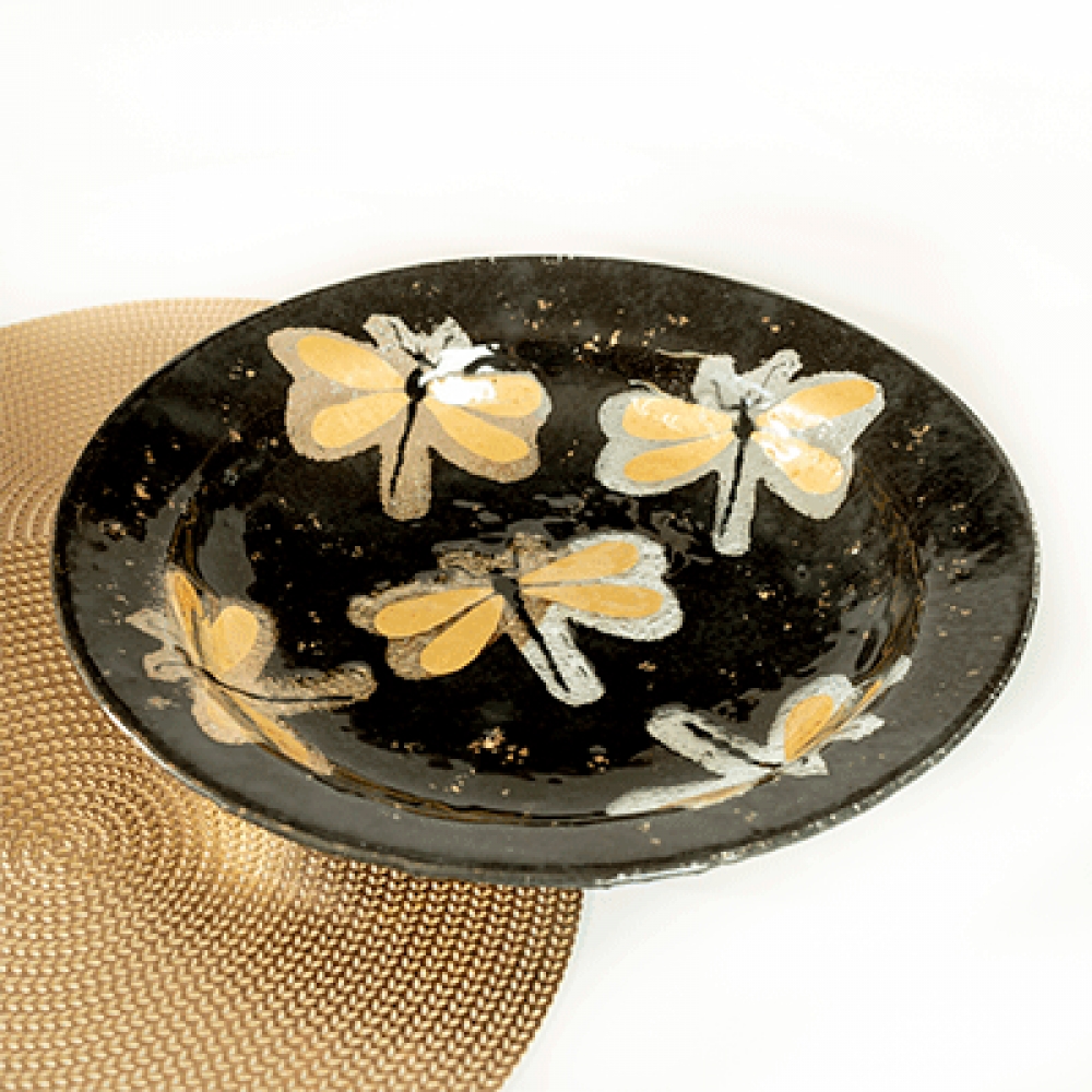 Ensaladera tinirur lib&eacute;lula dorada