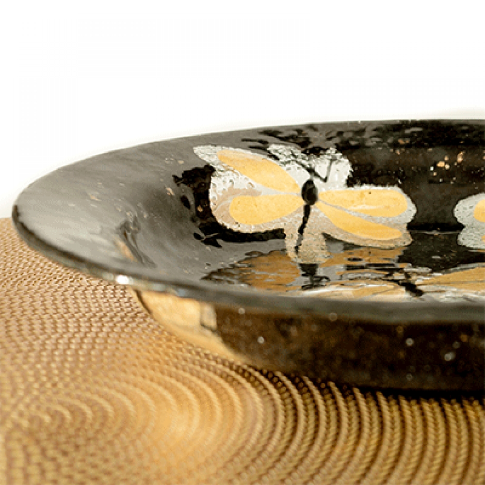 Ensaladera tinirur lib&eacute;lula dorada