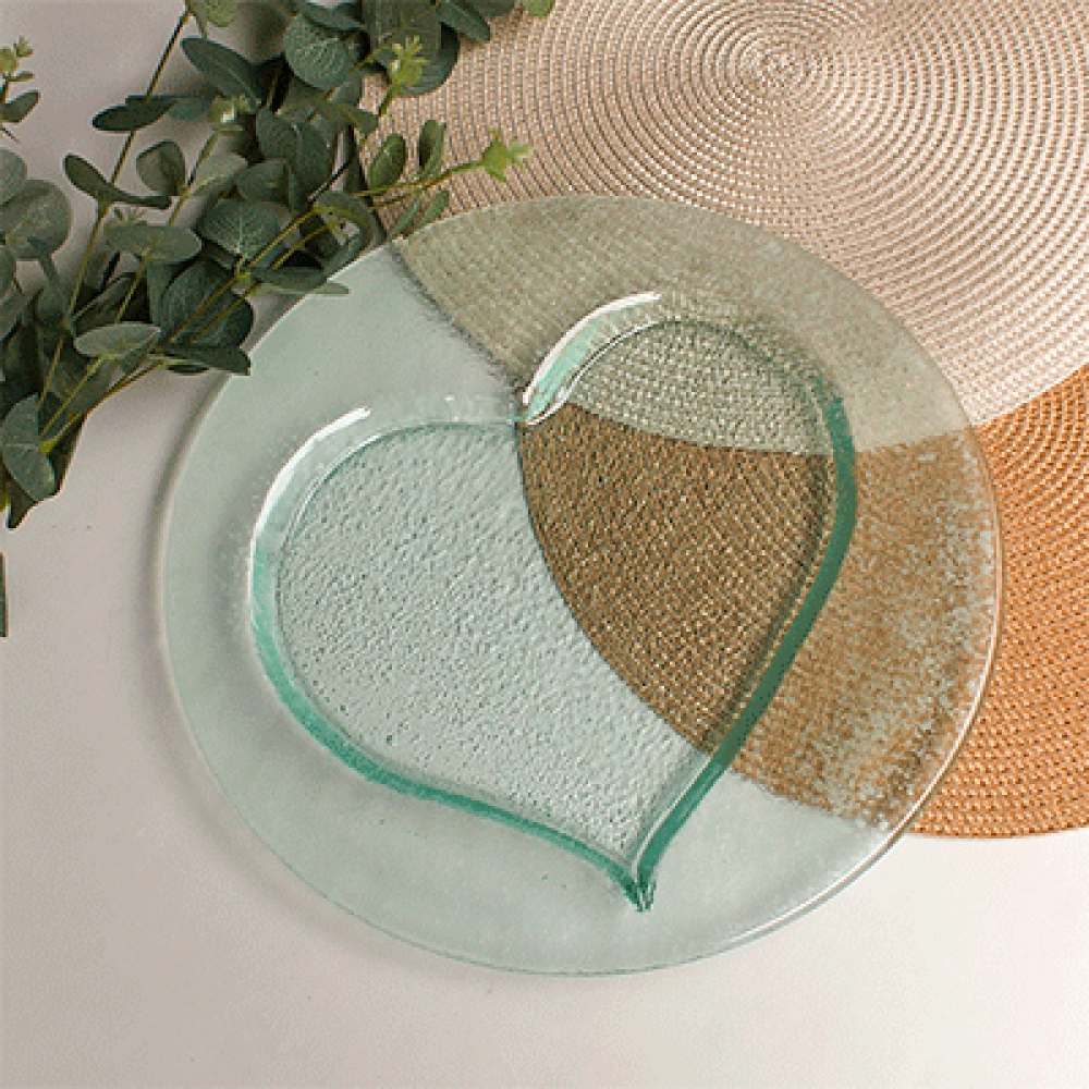 Plato Fuente circular coraz&Atilde;&sup3;n