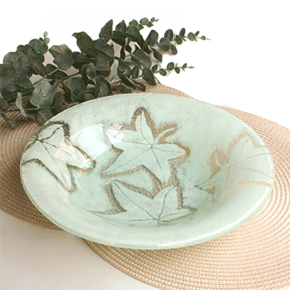 Ensaladera umanku hojas blancas