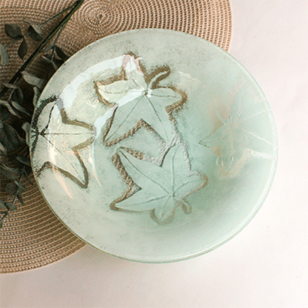 Ensaladera umanku hojas blancas