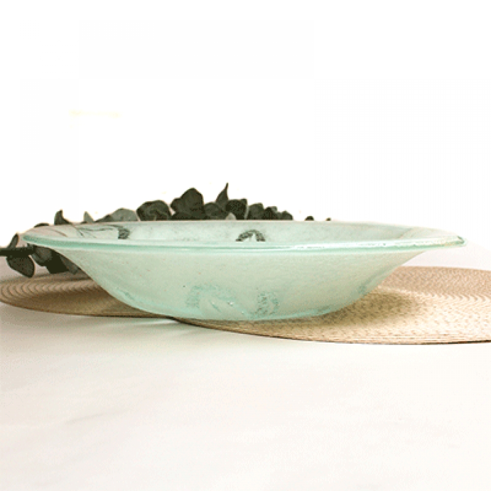 Ensaladera umanku hojas blancas