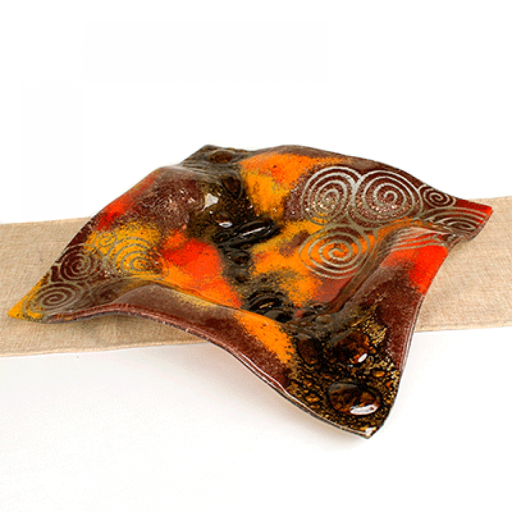 Centro de mesa pañuelon espirales.