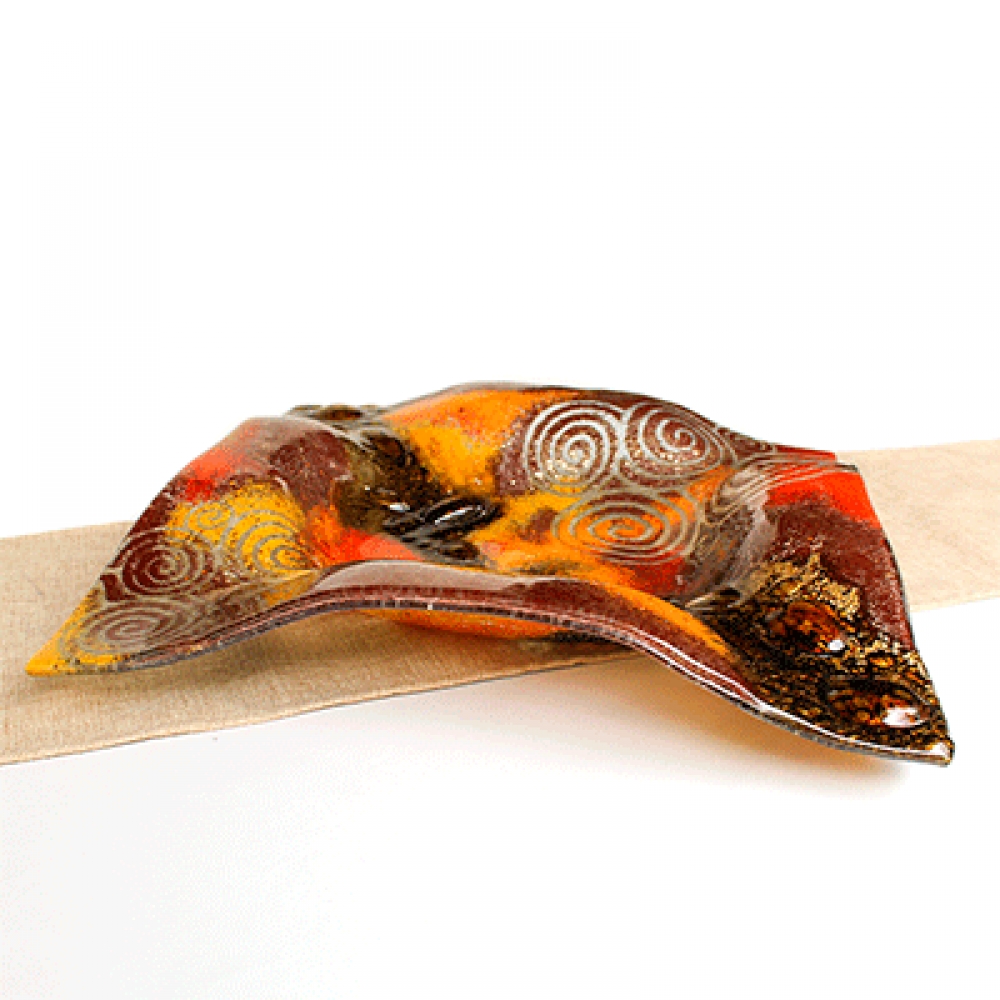 Centro de mesa pañuelon espirales.