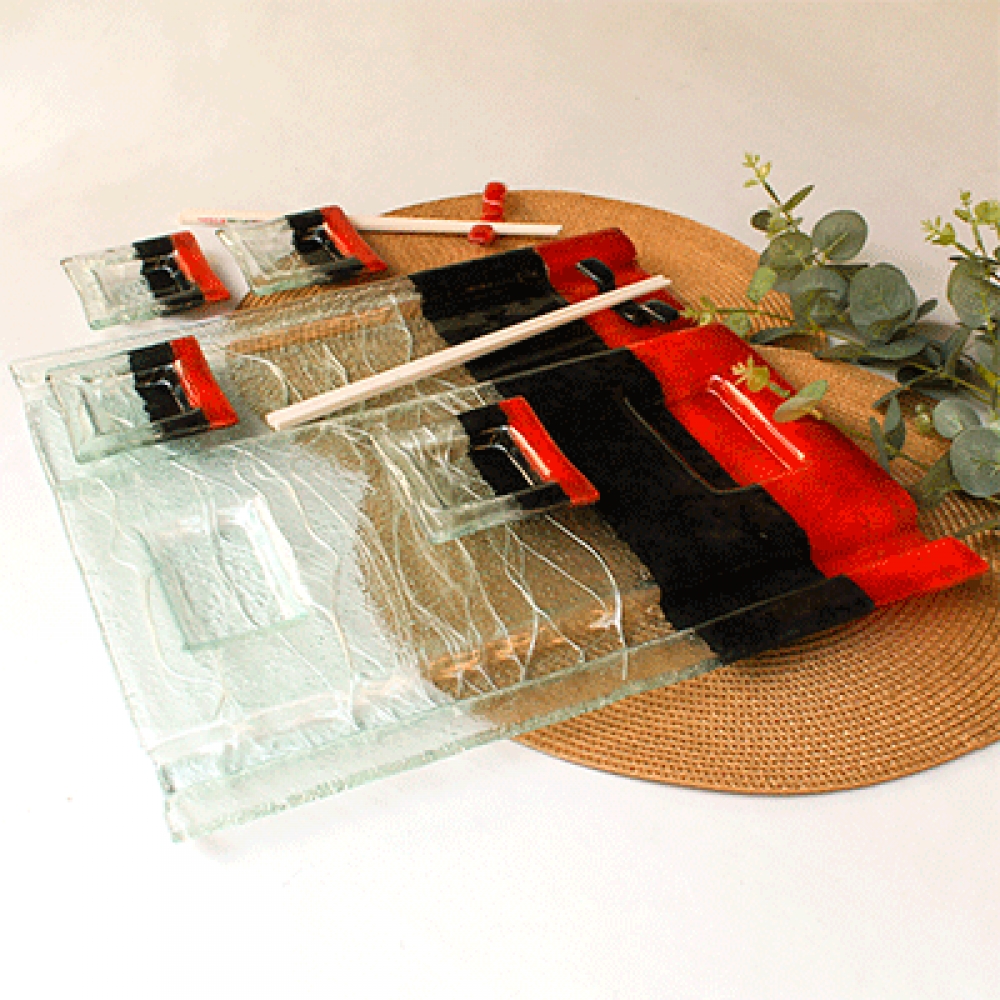 Tabla cuadrada multiusos sushi