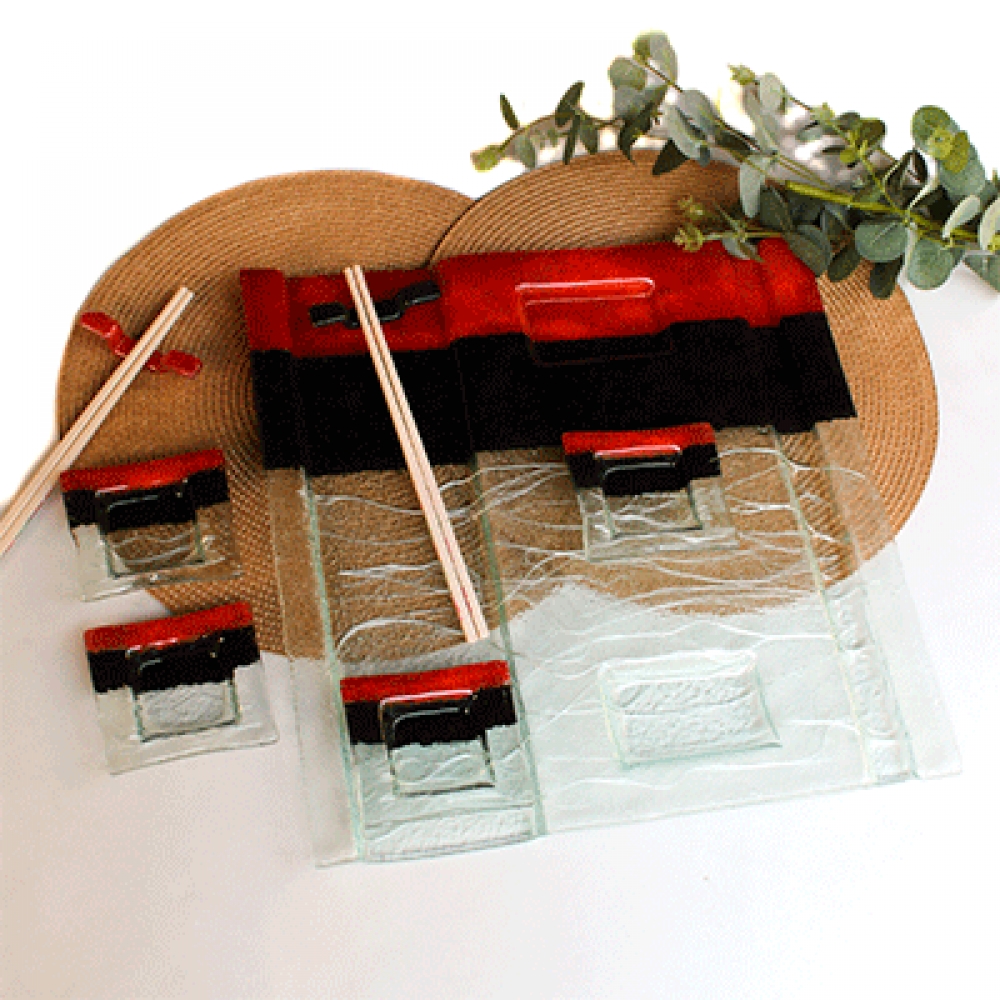 Tabla cuadrada multiusos sushi