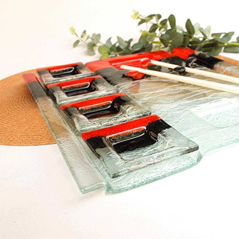 Tabla cuadrada multiusos sushi