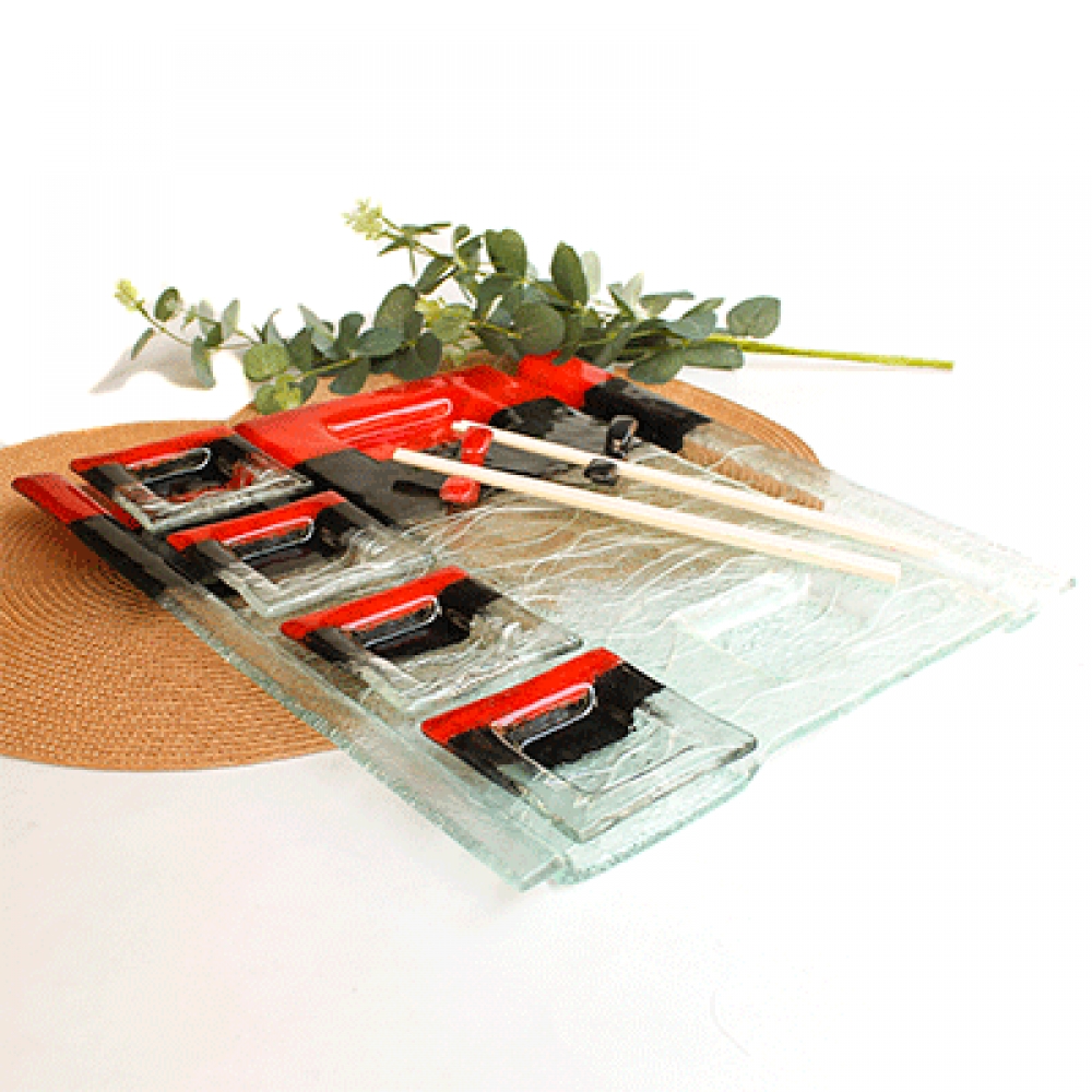 Tabla cuadrada multiusos sushi