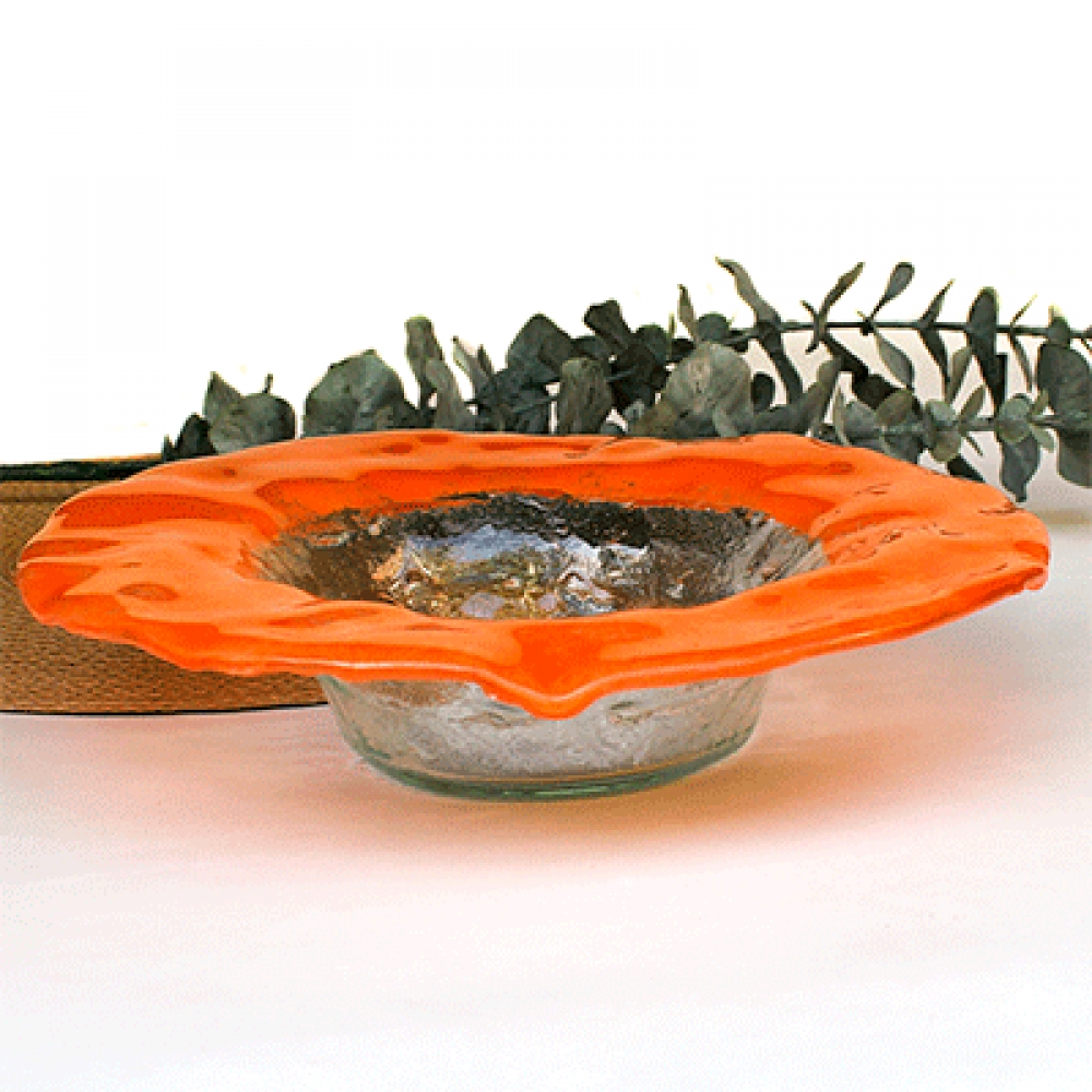 Bowl rustico borde mandarina