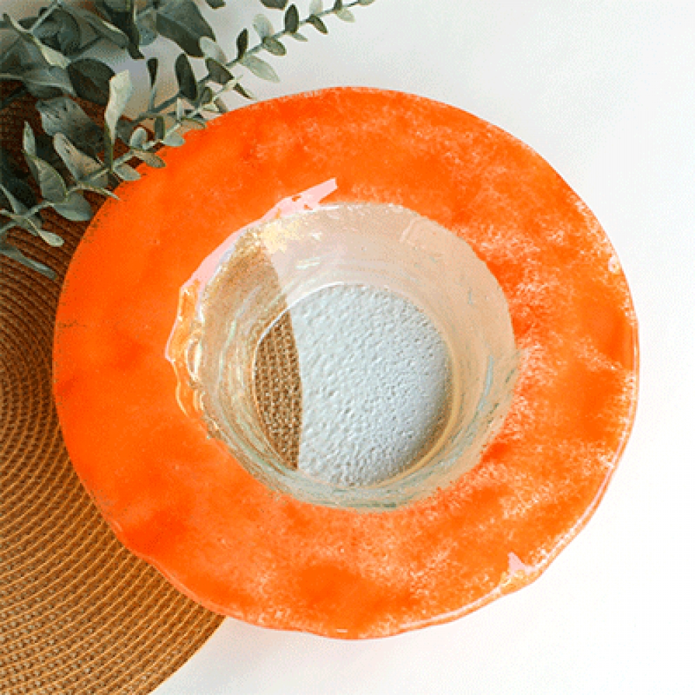 Bowl rustico borde mandarina