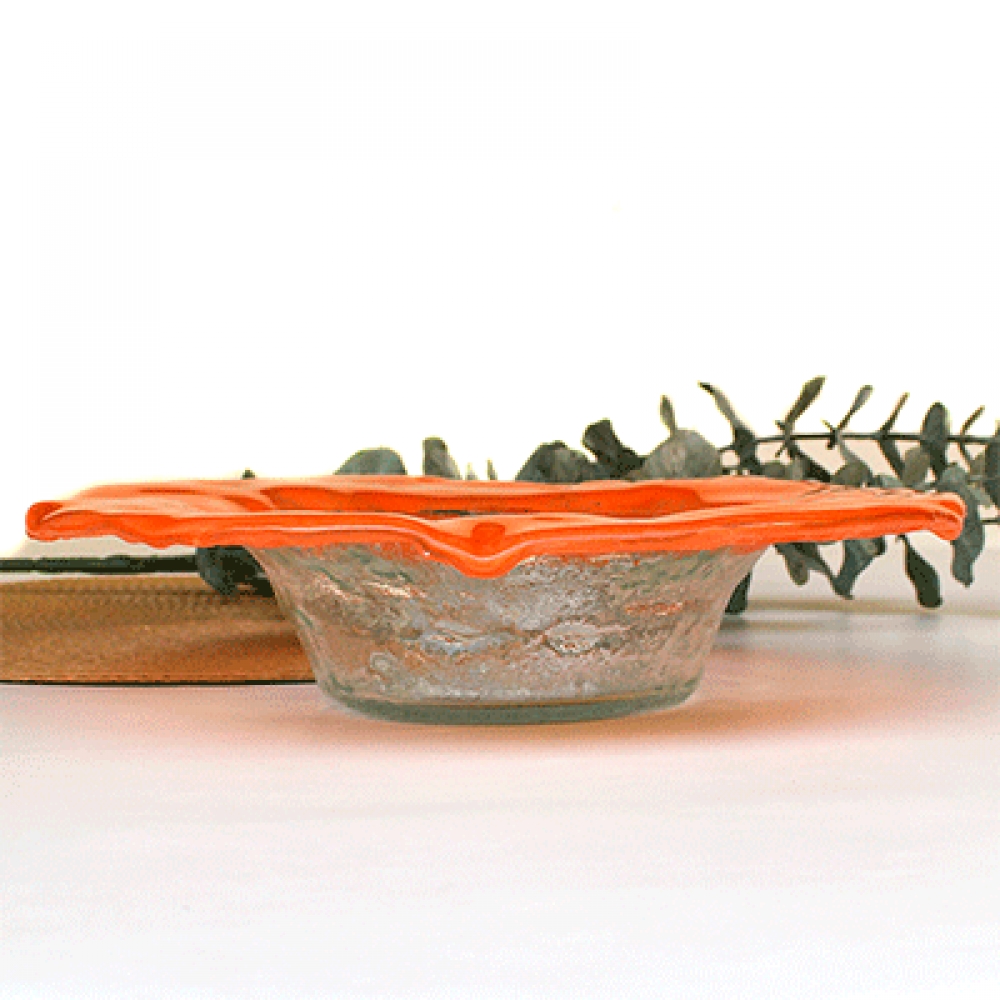 Bowl rustico borde mandarina