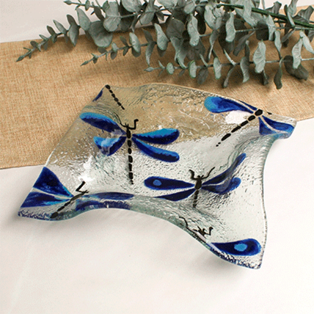 Pañuelo libélula azul