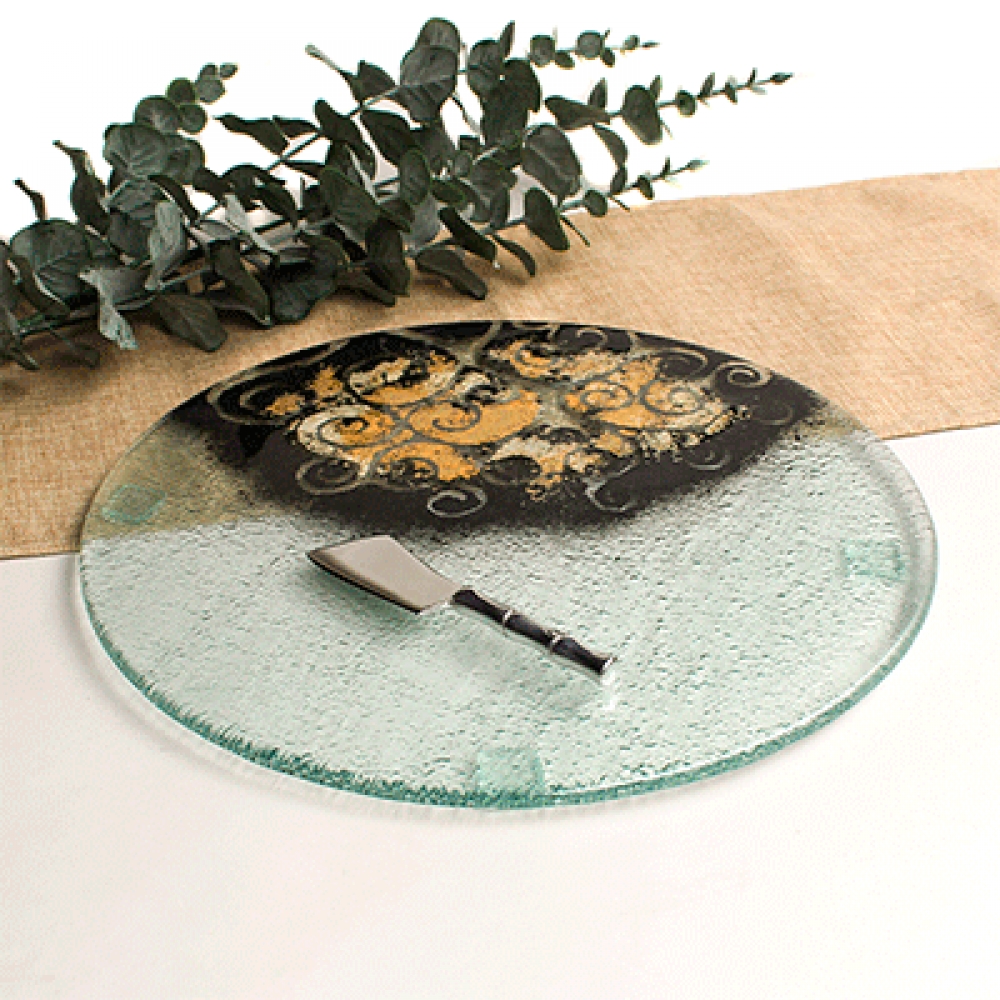 Tabla para servir grande ilumina