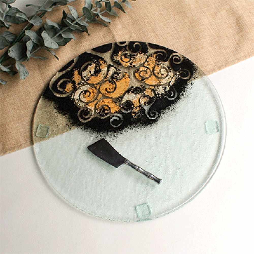 Tabla para servir grande ilumina