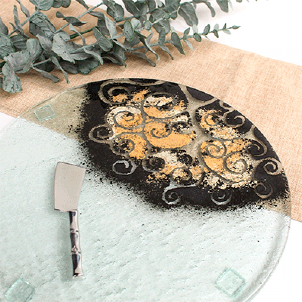 Tabla para servir grande ilumina