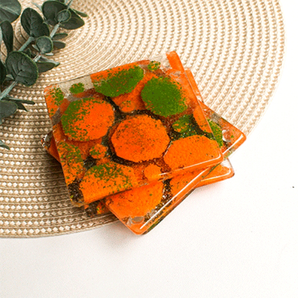 Posavasos rumi naranja