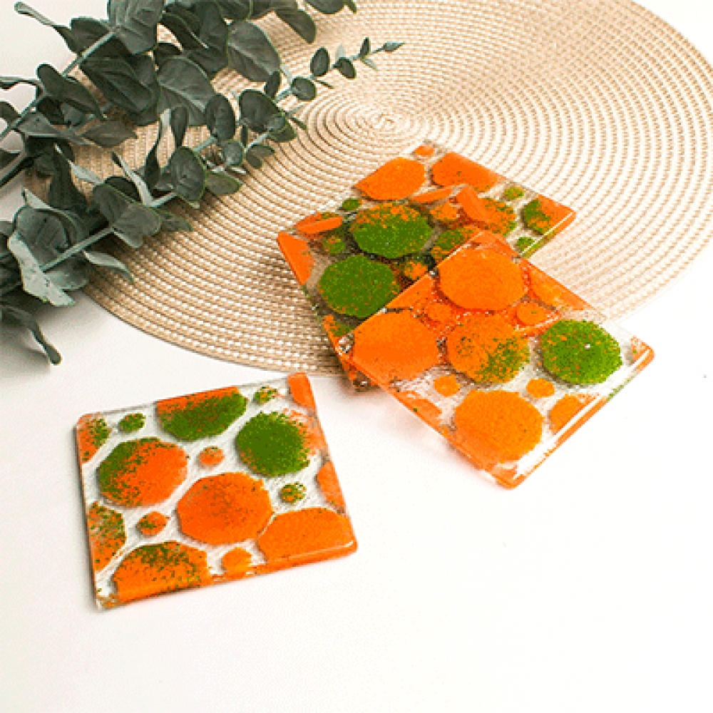 Posavasos rumi naranja
