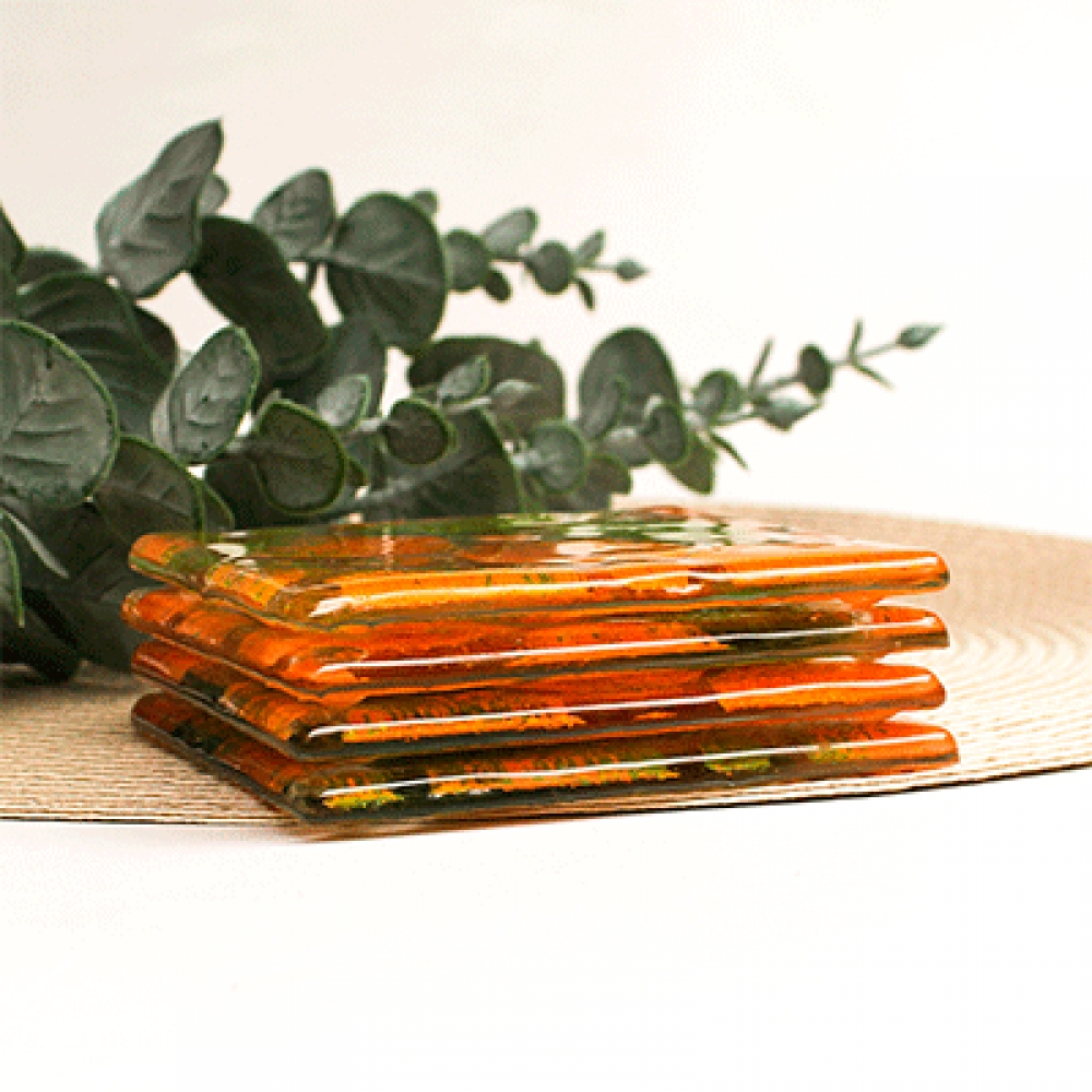 Posavasos rumi naranja