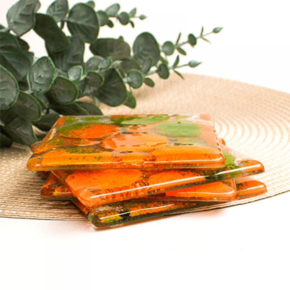 Posavasos rumi naranja
