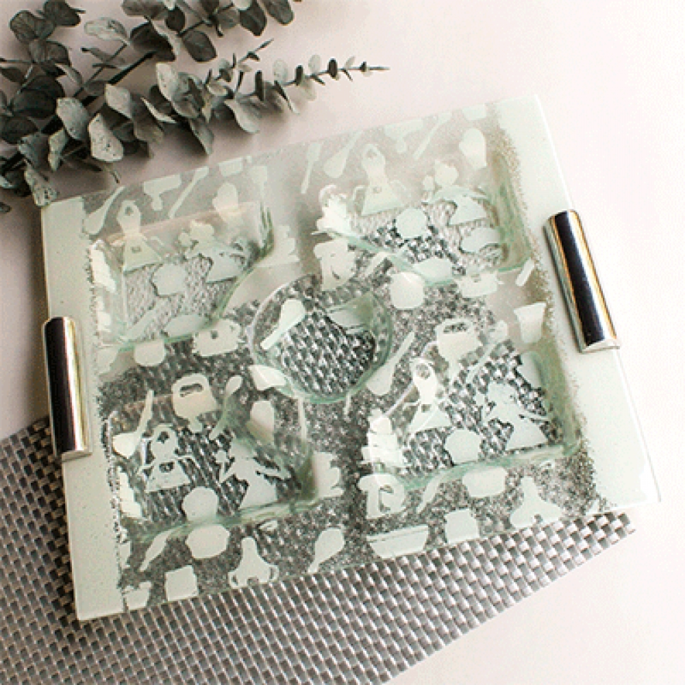 Fuente cinco espacios repostera