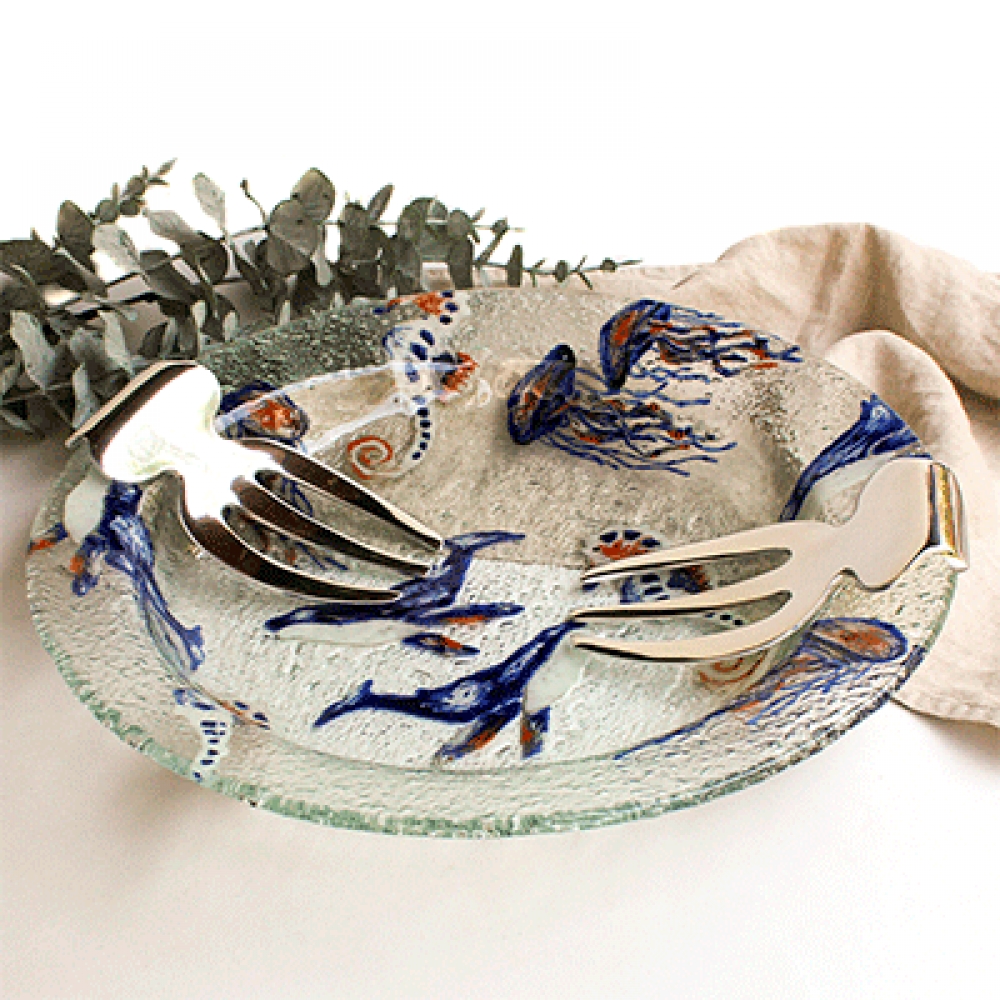 Ensaladera tinirur ballenas