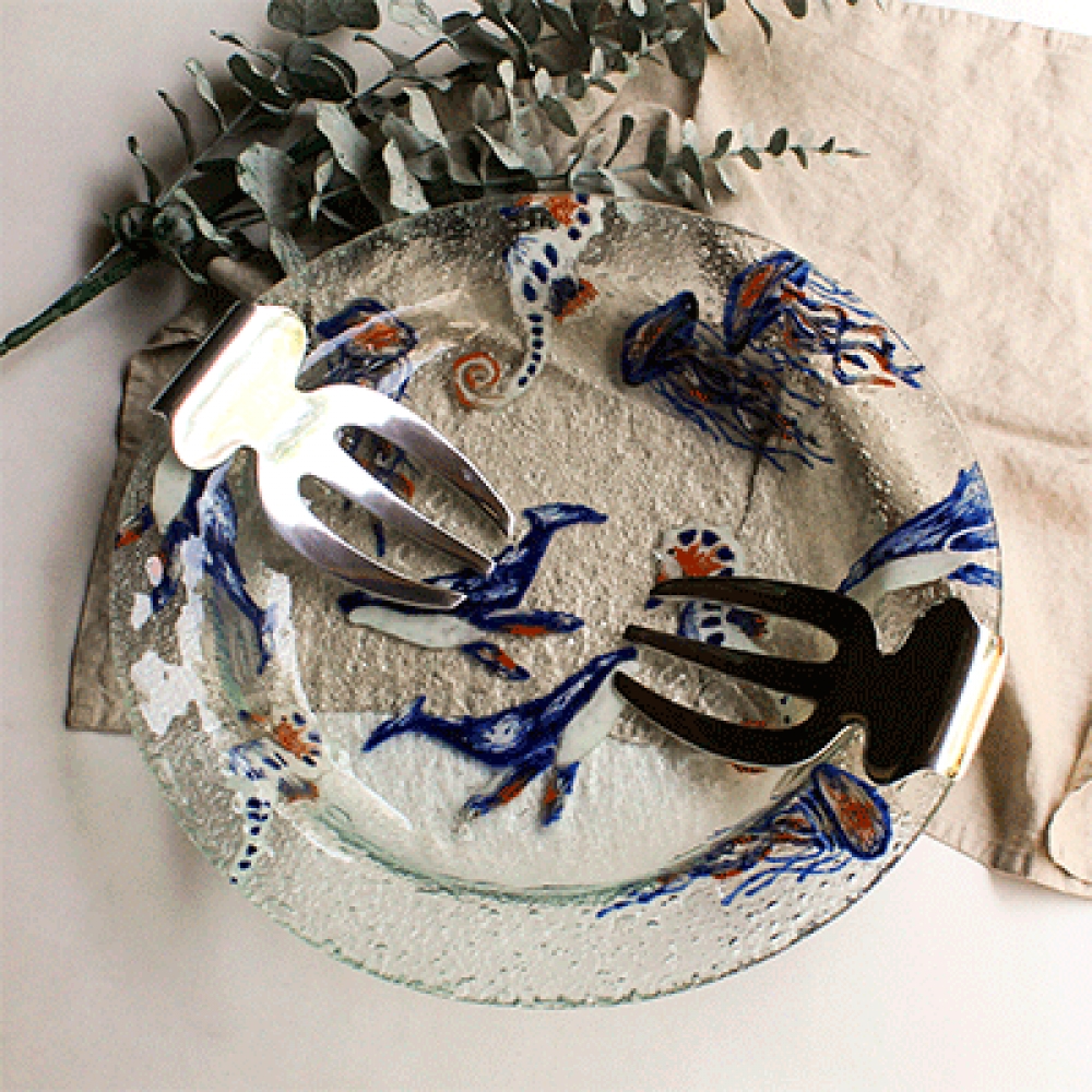 Ensaladera tinirur ballenas