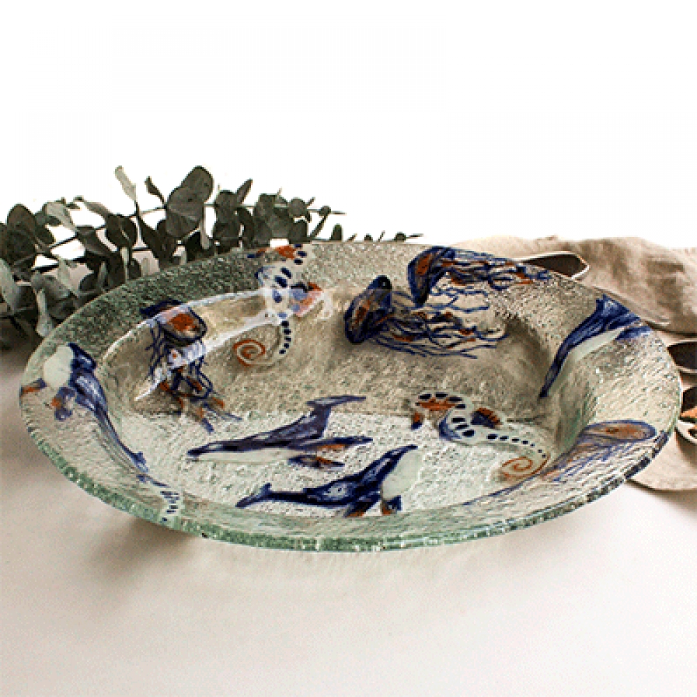 Ensaladera tinirur ballenas